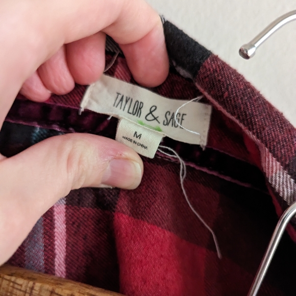 Modcloth flannel shirt with lace back - Picture 5 of 5